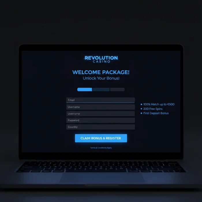 Revolution Casino Casino Signup